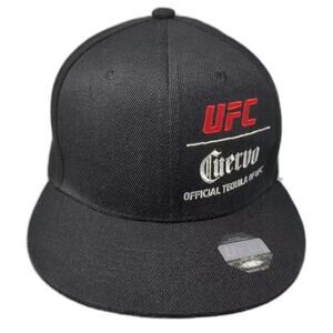UFC Snapback Hat Black Red Cuervo Official Tequila Embroidered OS Adjustable